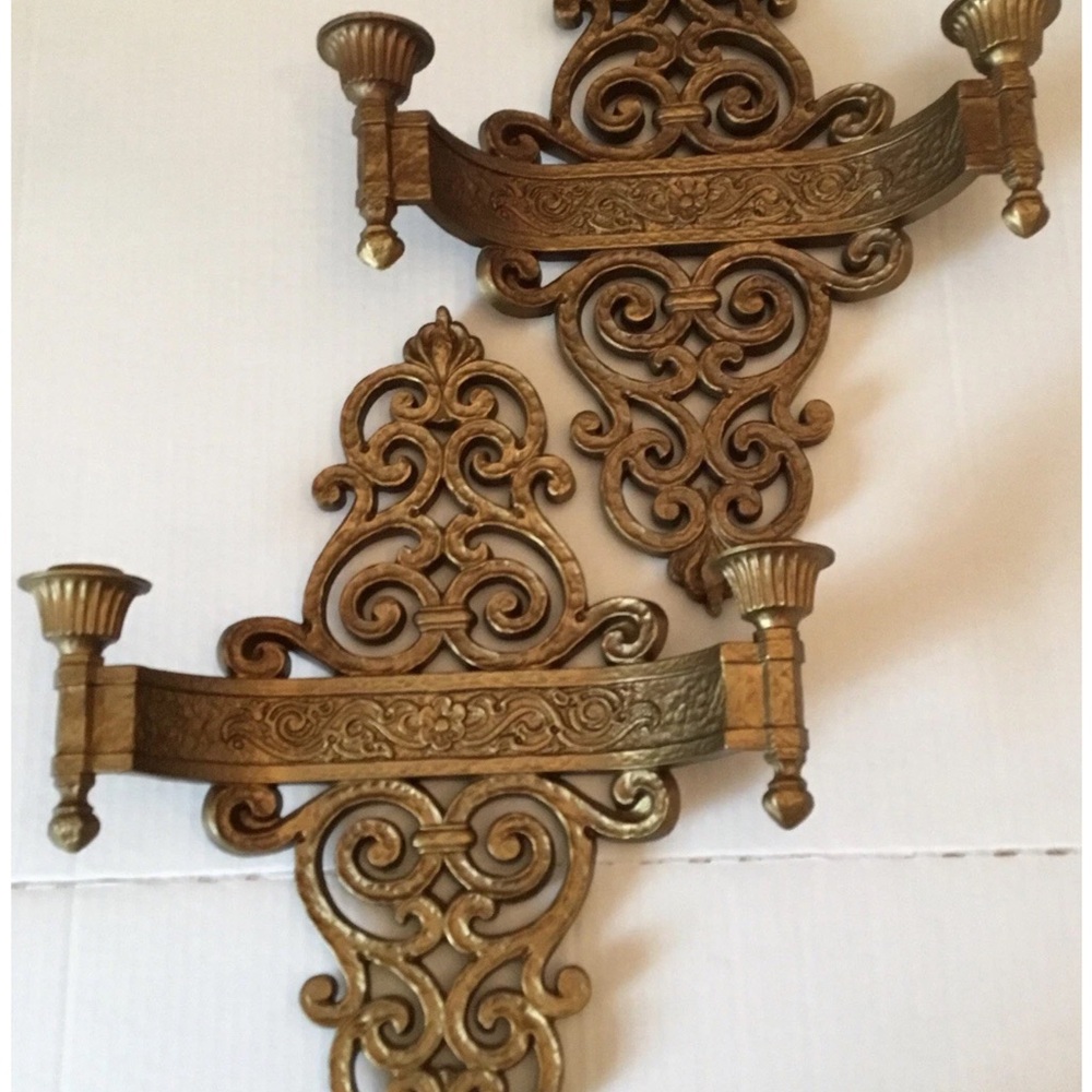 Antique-Style Gold Decorative Wall Hooks - Ornamental Metal Accent - Picture 12 of 12